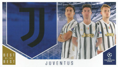 Juventus FC Topps Best of The Best Champions League 2020/21 Club Cards #112