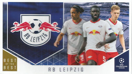 RB Leipzig Topps Best of The Best Champions League 2020/21 Club Cards #117