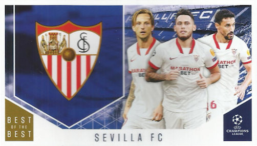 Sevilla FC Topps Best of The Best Champions League 2020/21 Club Cards #119