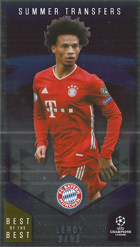 Leroy Sane Bayern Munchen Topps Best of The Best Champions League 2020/21 Summer Transfers #125