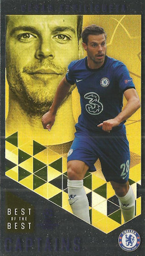 Cesar Azpilicueta Chelsea Topps Best of The Best Champions League 2020/21 Captains #165