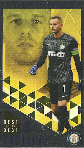 Samir Handanovic Internazionale Milano Topps Best of The Best Champions League 2020/21 Captains #168