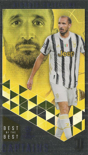 Giorgio Chiellini Juventus FC Topps Best of The Best Champions League 2020/21 Captains #172
