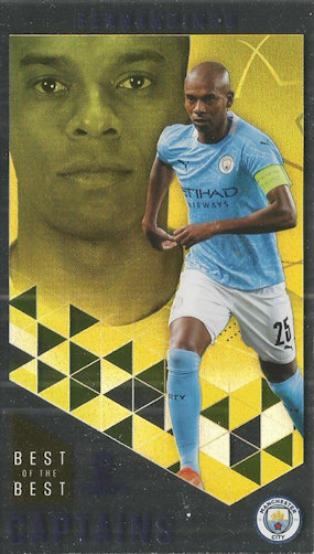 Fernandinho Manchester City Topps Best of The Best Champions League 2020/21 Captains #174