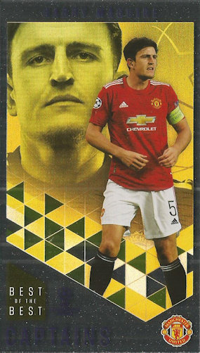 Harry Maguire Manchester United Topps Best of The Best Champions League 2020/21 Captains #175