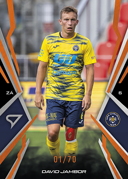 David Jambor Chrudim SportZoo Chance Narodni Liga 2025/26 Fire Copper /70 #006