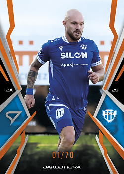 Jakub Hora Taborsko SportZoo Chance Narodni Liga 2025/26 Fire Copper /70 #021