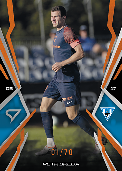 Petr Breda Vlasim SportZoo Chance Narodni Liga 2025/26 Fire Copper /70 #039