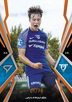 Jan Franek Vlasim SportZoo Chance Narodni Liga 2025/26 Fire Copper /70 #045
