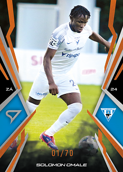 Solomon Omale Vlasim SportZoo Chance Narodni Liga 2025/26 Fire Copper /70 #046