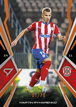 Martin Rymarenko Zbrojovka Brno SportZoo Chance Narodni Liga 2025/26 Fire Copper /70 #056