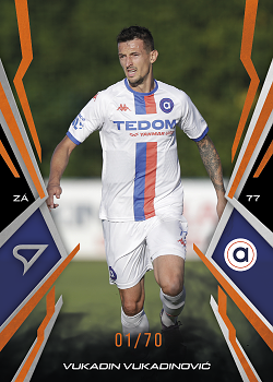 Vukadin Vukadinovic Artis Brno SportZoo Chance Narodni Liga 2025/26 Fire Copper /70 #067