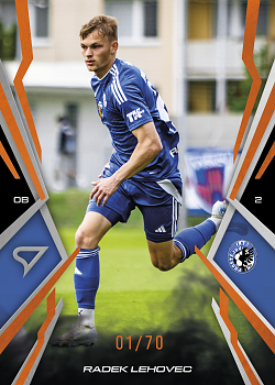 Radek Lehovec Prostejov SportZoo Chance Narodni Liga 2025/26 Fire Copper /70 #105