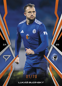 Lukas Budinsky Prostejov SportZoo Chance Narodni Liga 2025/26 Fire Copper /70 #107