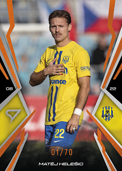 Matej Helesic Opava SportZoo Chance Narodni Liga 2025/26 Fire Copper /70 #116