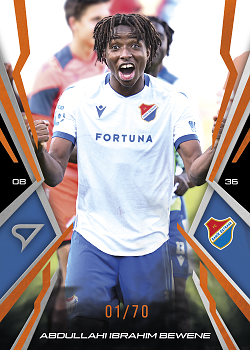 Abdullahi Ibrahim Bewene Banik Ostrava B SportZoo Chance Narodni Liga 2025/26 Fire Copper /70 #127