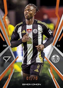 Simon Omon Ceske Budejovice SportZoo Chance Narodni Liga 2025/26 Fire Copper /70 #141