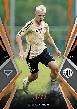 David Krch Ceske Budejovice SportZoo Chance Narodni Liga 2025/26 Fire Copper /70 #143