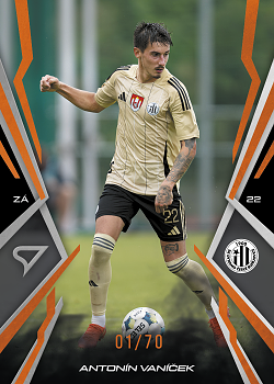 Antonin Vanicek Ceske Budejovice SportZoo Chance Narodni Liga 2025/26 Fire Copper /70 #146