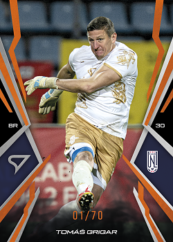 Tomas Grigar Usti nad Labem SportZoo Chance Narodni Liga 2025/26 Fire Copper /70 #159