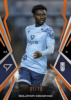 Solomon Osaghae Usti nad Labem SportZoo Chance Narodni Liga 2025/26 Fire Copper /70 #167