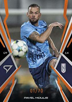 Pavel Moulis Usti nad Labem SportZoo Chance Narodni Liga 2025/26 Fire Copper /70 #169