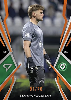 Martin Melichar Pribram SportZoo Chance Narodni Liga 2025/26 Fire Copper /70 #170
