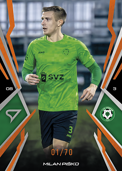 Milan Pisko Pribram SportZoo Chance Narodni Liga 2025/26 Fire Copper /70 #171