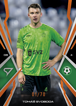 Tomas Svoboda Pribram SportZoo Chance Narodni Liga 2025/26 Fire Copper /70 #172