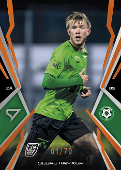 Sebastian Kop Pribram SportZoo Chance Narodni Liga 2025/26 Fire Copper /70 #175