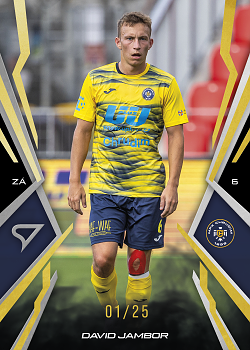David Jambor Chrudim SportZoo Chance Narodni Liga 2025/26 Lemon Gold /25 #006