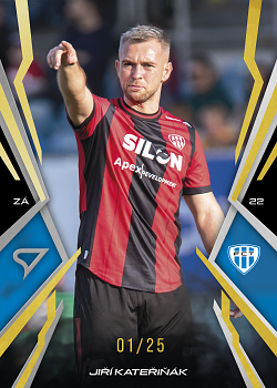 Jiri Katerinak Taborsko SportZoo Chance Narodni Liga 2025/26 Lemon Gold /25 #022