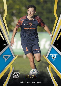 Vaclav Jindra Vlasim SportZoo Chance Narodni Liga 2025/26 Lemon Gold /25 #040