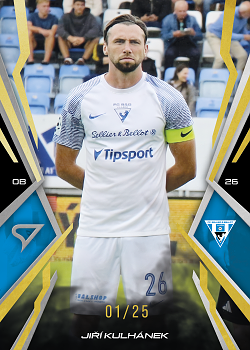 Jiri Kulhanek Vlasim SportZoo Chance Narodni Liga 2025/26 Lemon Gold /25 #041