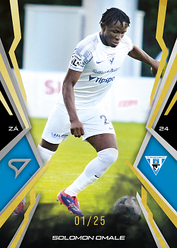 Solomon Omale Vlasim SportZoo Chance Narodni Liga 2025/26 Lemon Gold /25 #046
