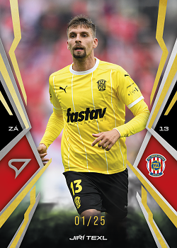 Jiri Texl Zbrojovka Brno SportZoo Chance Narodni Liga 2025/26 Lemon Gold /25 #057