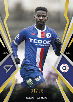 Issa Fomba Artis Brno SportZoo Chance Narodni Liga 2025/26 Lemon Gold /25 #064