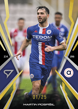 Martin Pospisil Artis Brno SportZoo Chance Narodni Liga 2025/26 Lemon Gold /25 #065