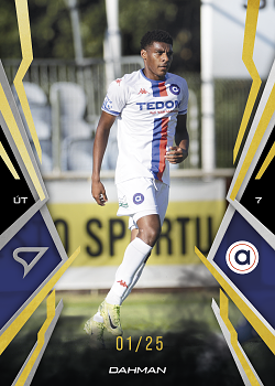 Dahman Artis Brno SportZoo Chance Narodni Liga 2025/26 Lemon Gold /25 #070