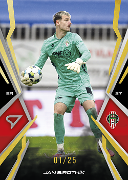 Jan Sirotnik 	Viktoria Zizkov SportZoo Chance Narodni Liga 2025/26 Lemon Gold /25 #071