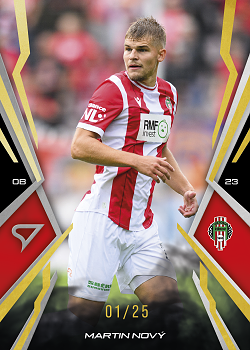 Martin Novy 	Viktoria Zizkov SportZoo Chance Narodni Liga 2025/26 Lemon Gold /25 #074