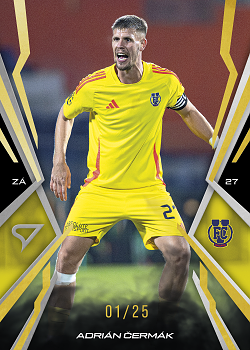 Adrian Cermak Jihlava SportZoo Chance Narodni Liga 2025/26 Lemon Gold /25 #086