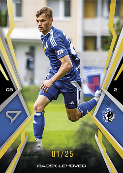 Radek Lehovec Prostejov SportZoo Chance Narodni Liga 2025/26 Lemon Gold /25 #105