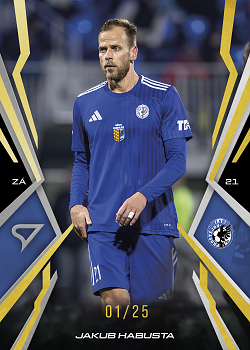 Jakub Habusta Prostejov SportZoo Chance Narodni Liga 2025/26 Lemon Gold /25 #108
