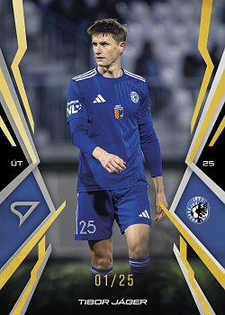 Tibor Jager Prostejov SportZoo Chance Narodni Liga 2025/26 Lemon Gold /25 #114