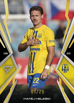Matej Helesic Opava SportZoo Chance Narodni Liga 2025/26 Lemon Gold /25 #116