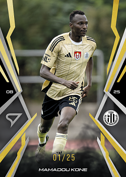 Mamadou Kone Ceske Budejovice SportZoo Chance Narodni Liga 2025/26 Lemon Gold /25 #140