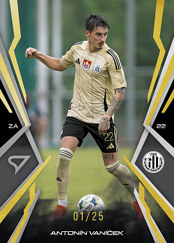 Antonin Vanicek Ceske Budejovice SportZoo Chance Narodni Liga 2025/26 Lemon Gold /25 #146