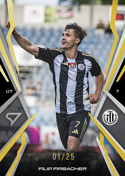 Filip Firbacher Ceske Budejovice SportZoo Chance Narodni Liga 2025/26 Lemon Gold /25 #147