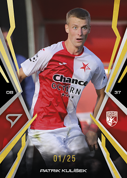 Patrik Kulisek Kromeriz SportZoo Chance Narodni Liga 2025/26 Lemon Gold /25 #150